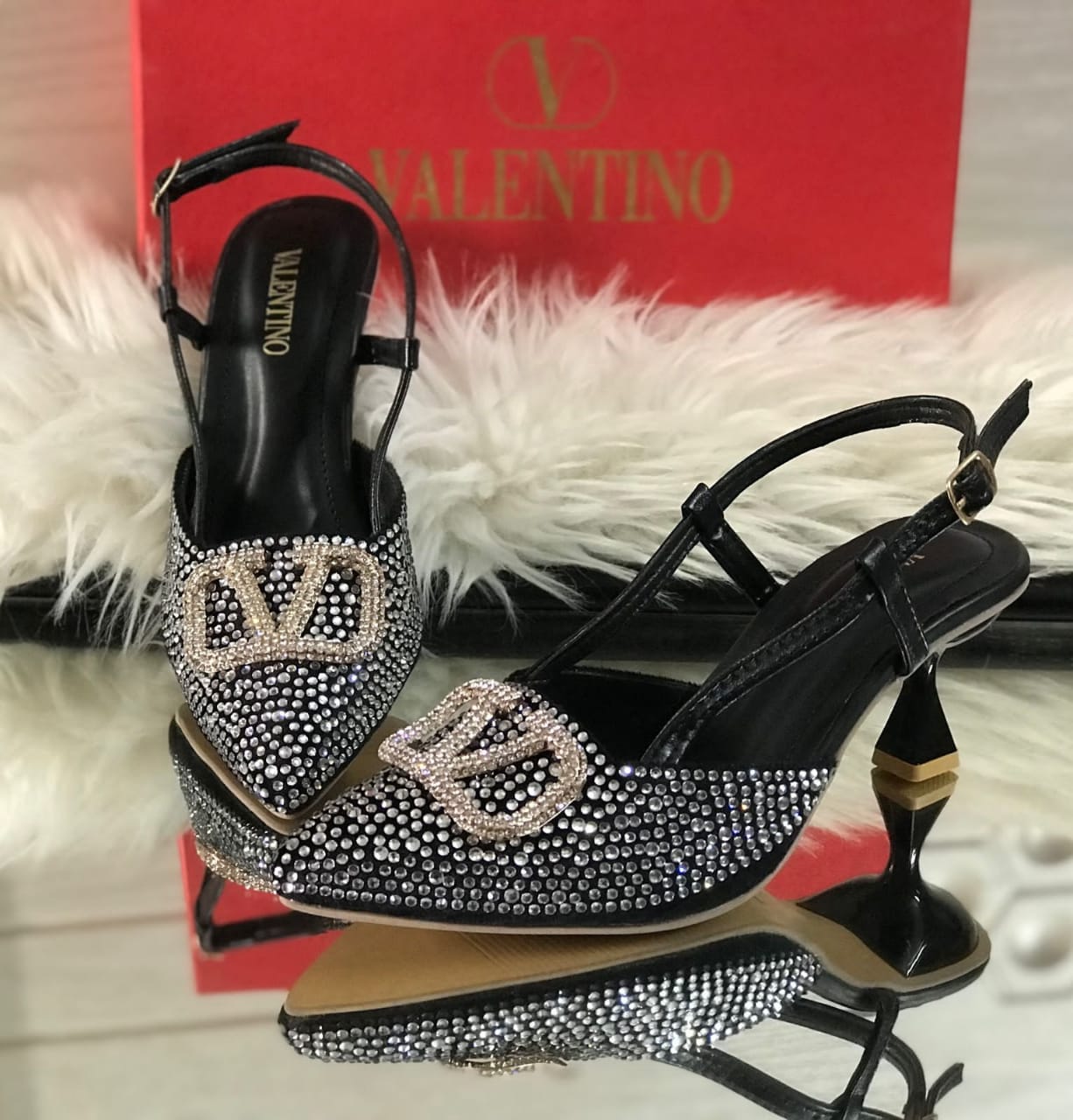 Valentino Stone heels