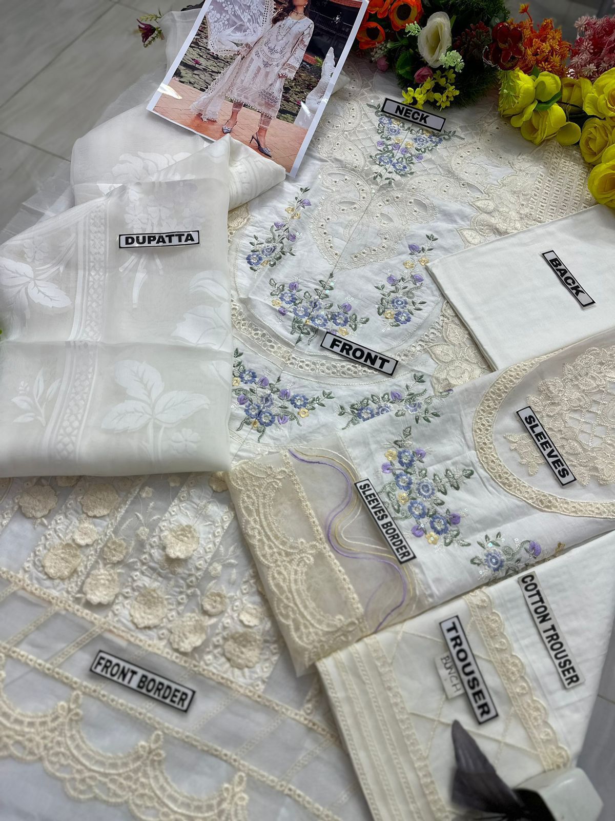 MARIA-B LAWN ORGANZA