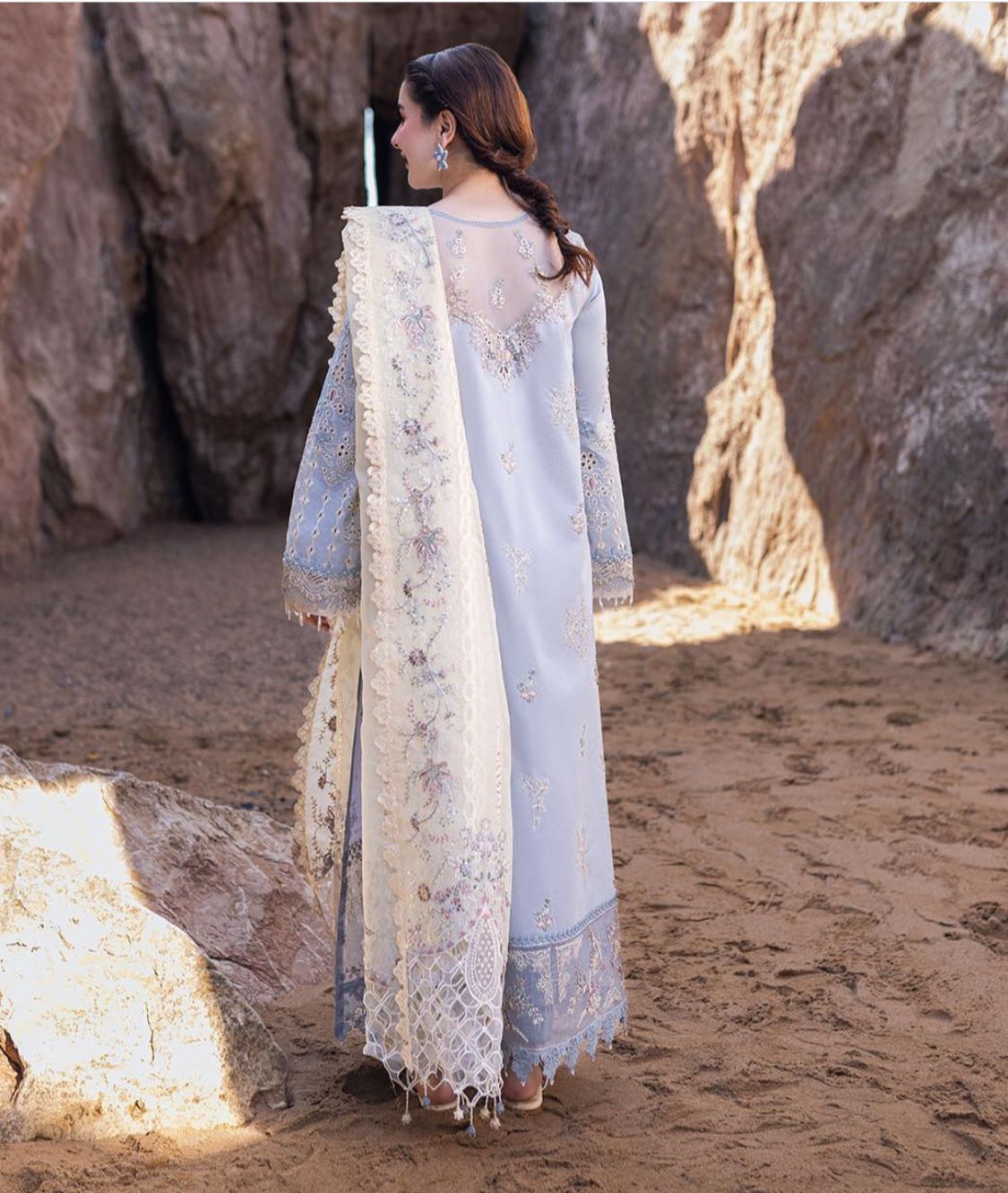 QALAMKAR SAHIL KINARE LAWN COLLECTION