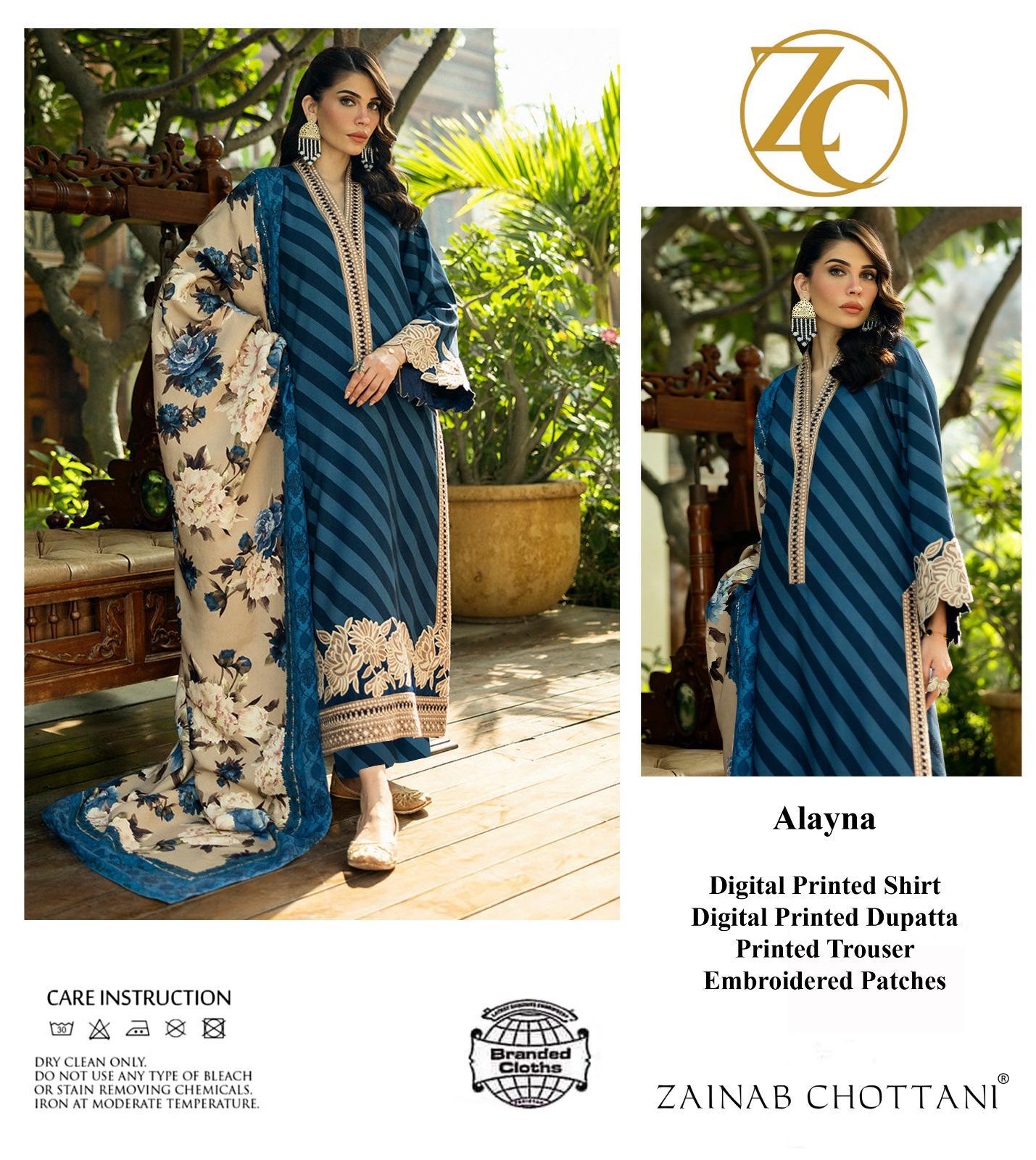 Zainab Chottani Lawn Dupatta