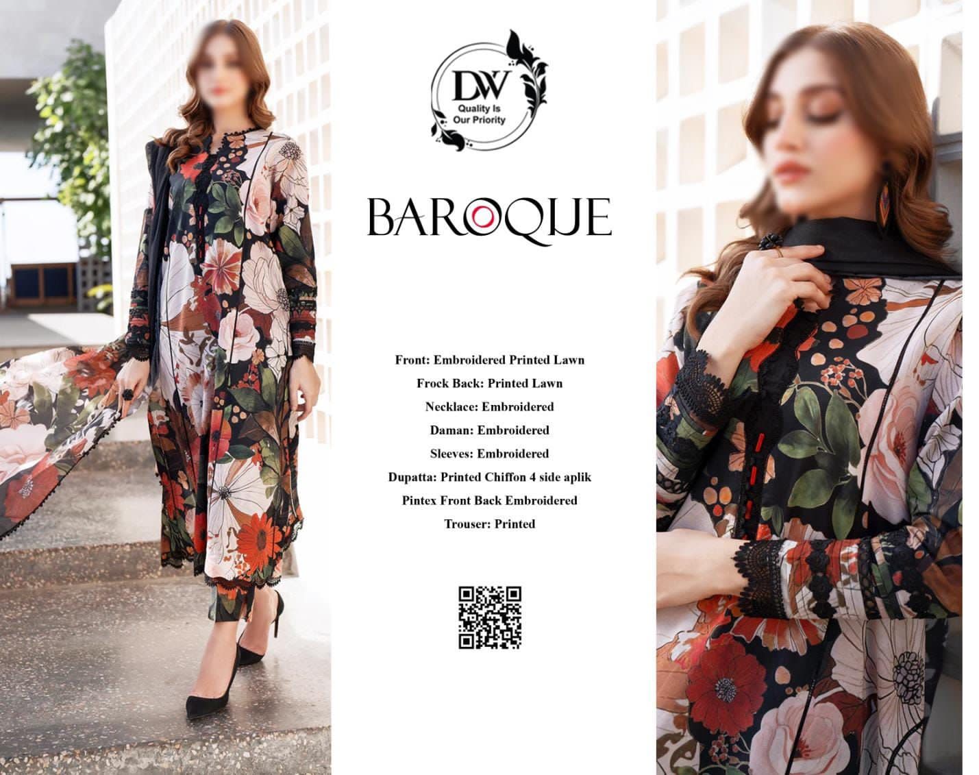 BAROOQUE LUXURY LAWN COLLECTION