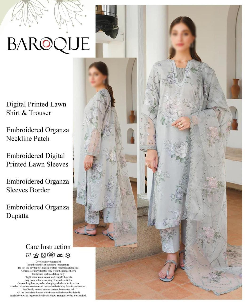 BAROOQUE LUXURY LAWN COLLECTION