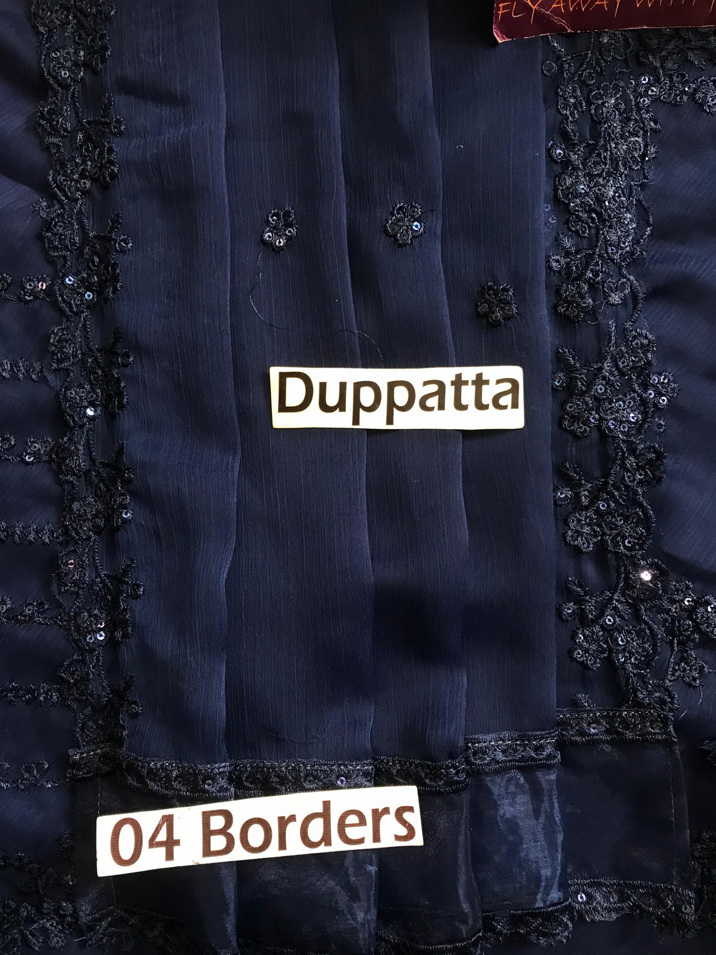 Azure Embroidered Chiffon Collection