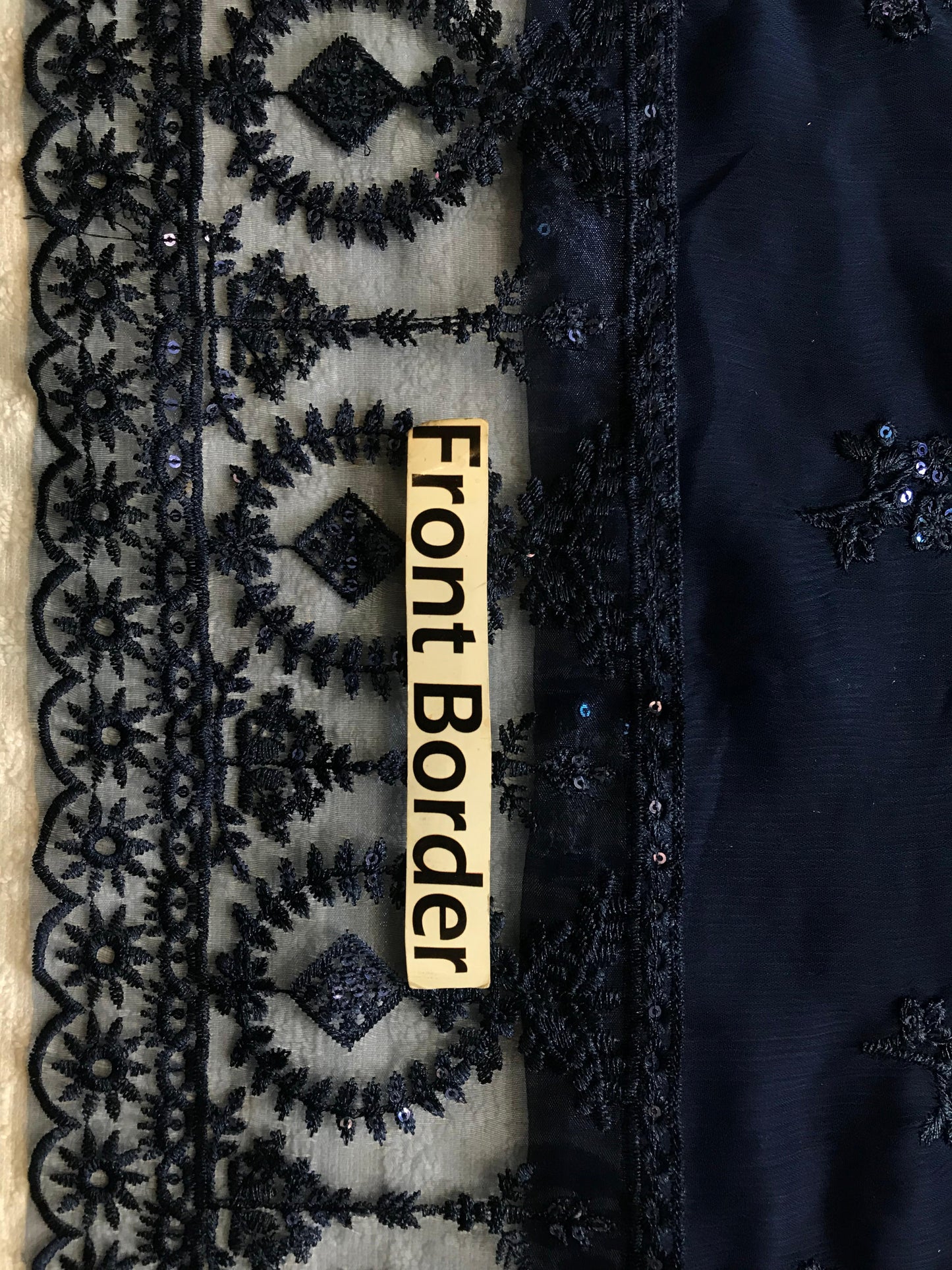 Azure Embroidered Chiffon Collection