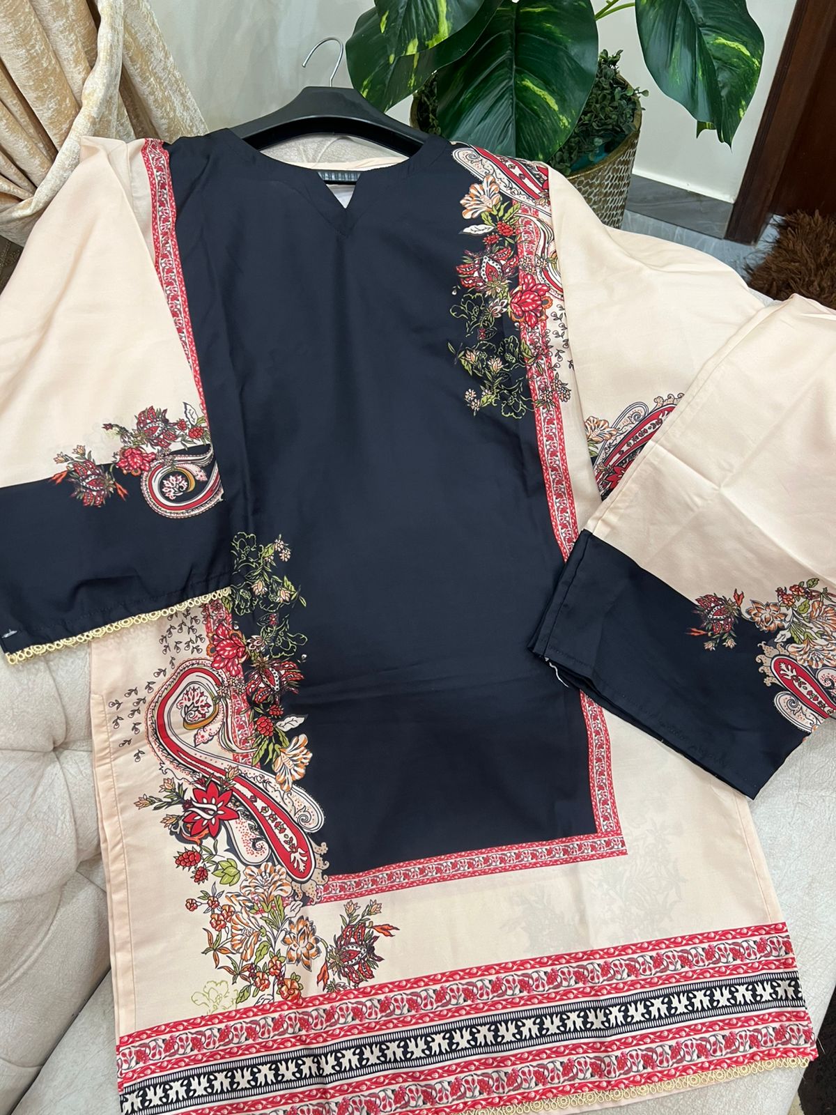 Stitched 2 Pc Co-ord Set