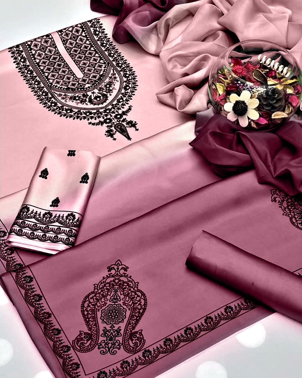 Floral Digital Printed