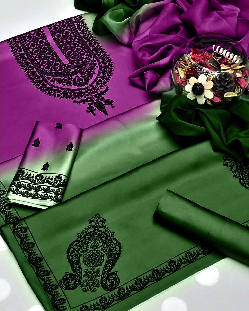 Floral Digital Printed