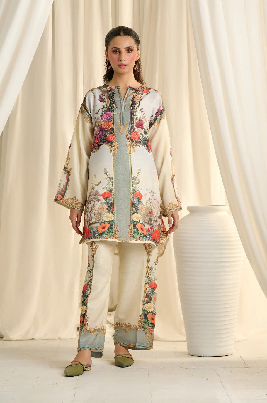 Stitched 2 Pc Co-ord Set