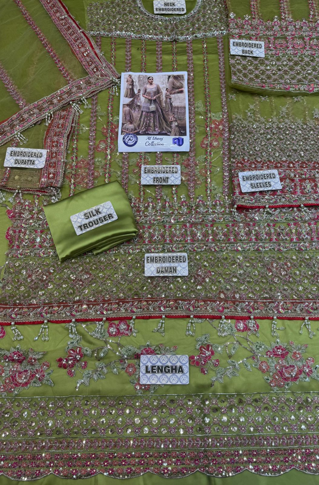 Safar Wedding Collection by HUSSAIN REHAR Bridal Lengha