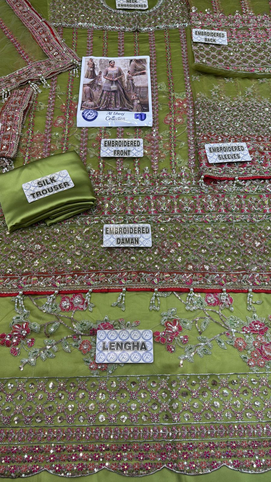 Safar Wedding Collection by HUSSAIN REHAR Bridal Lengha