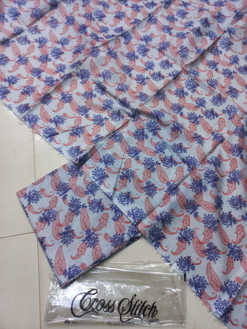 CROSS STITCH PRINTED 2 PIECE LAWN COLLECTION