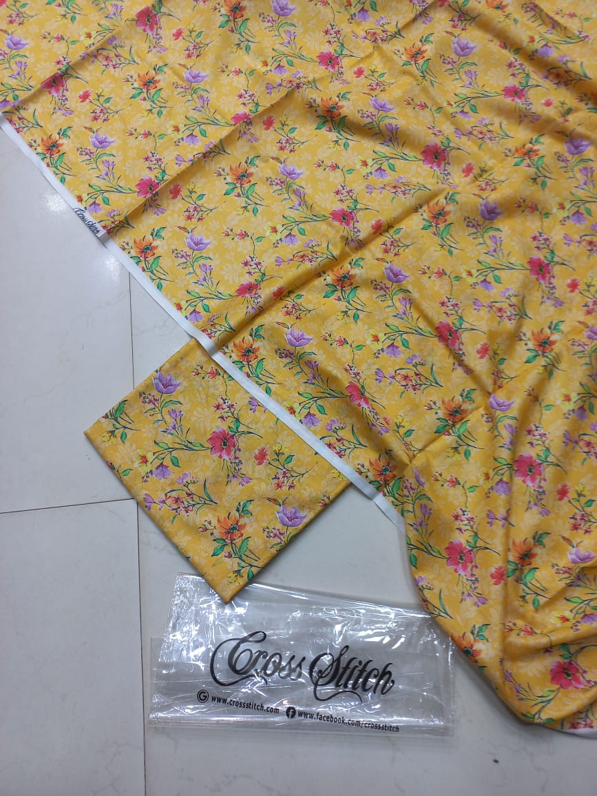 CROSS STITCH PRINTED 2 PIECE LAWN COLLECTION