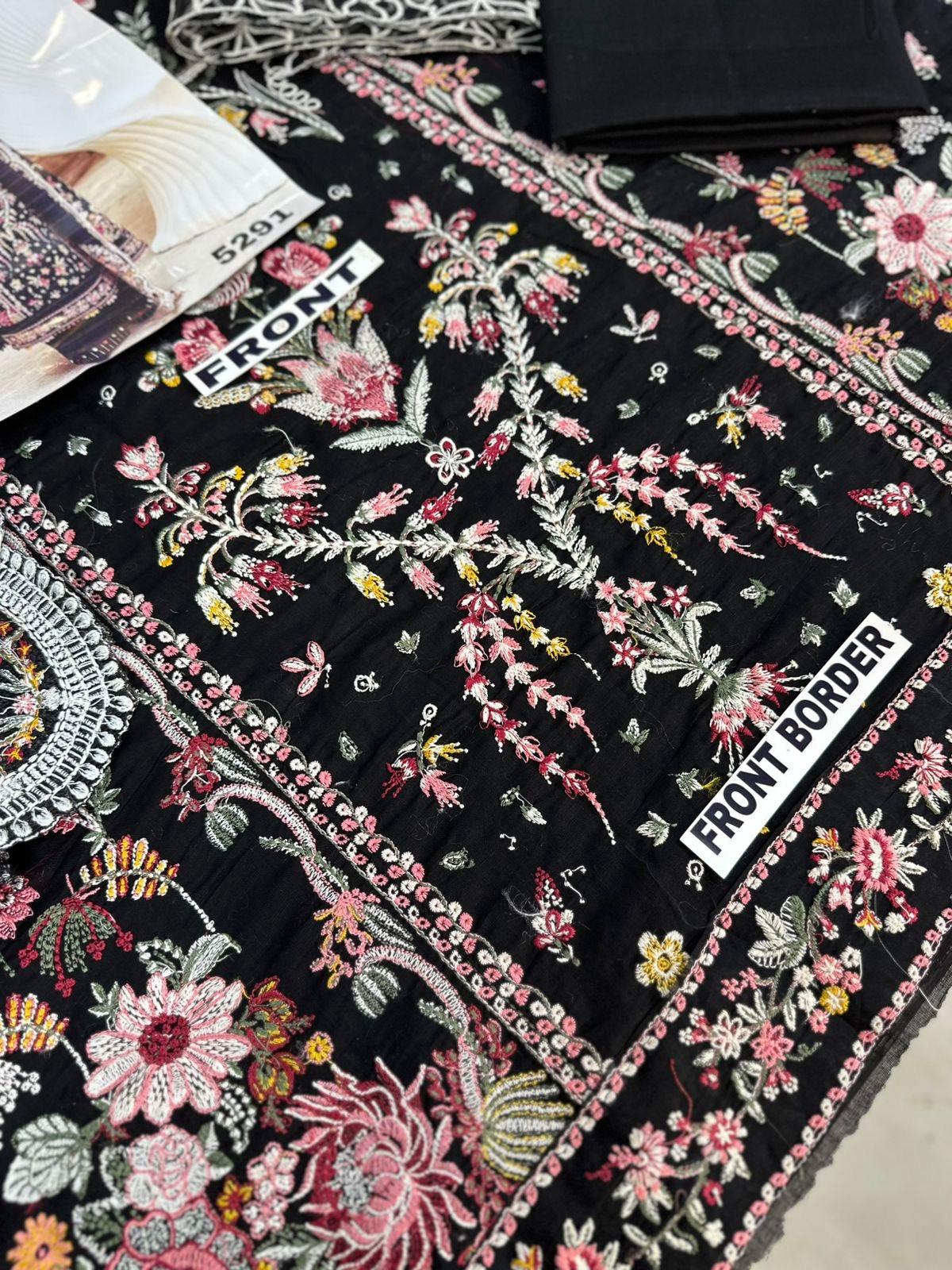 QALAMKAR LAWN COTTON NET
