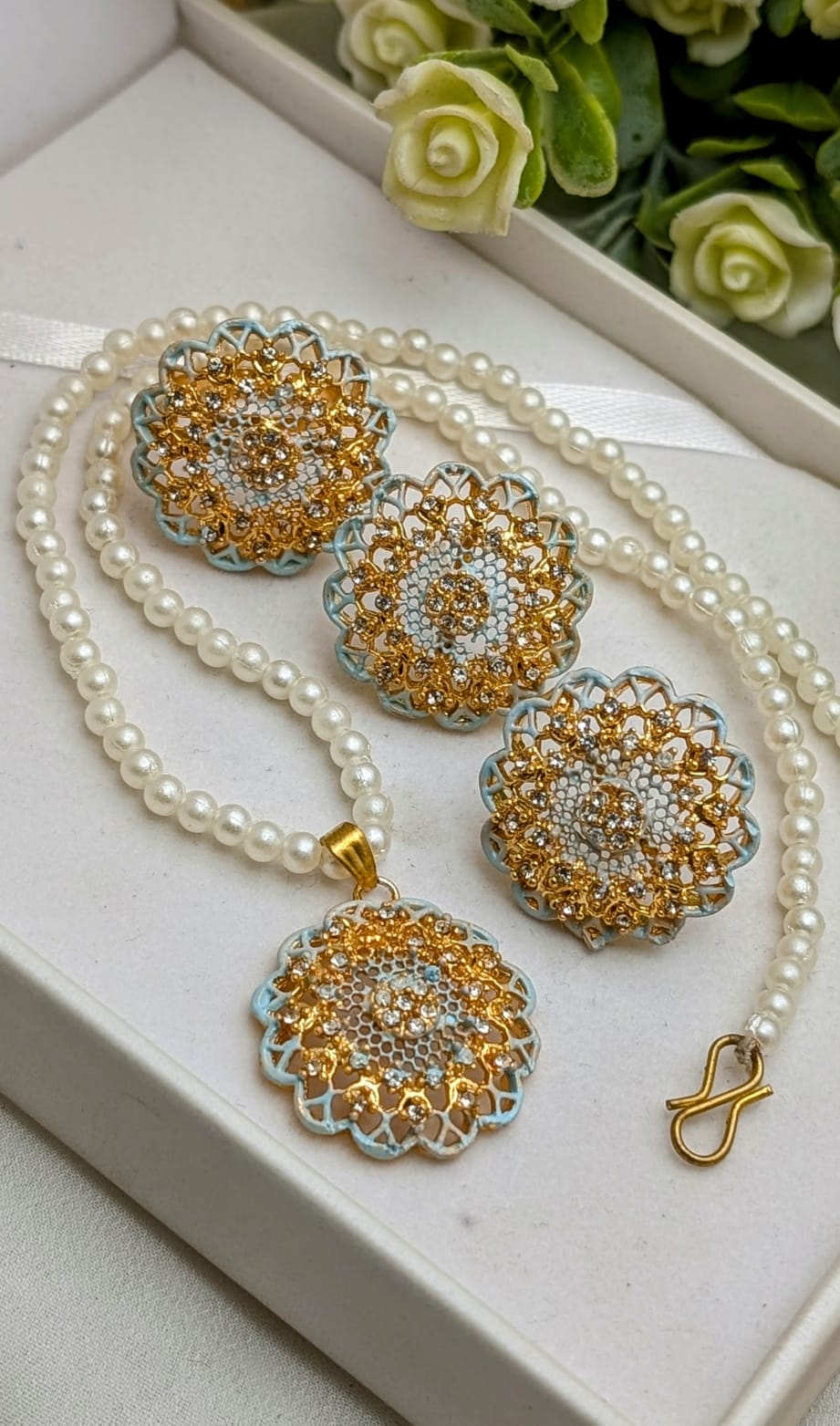 Sun Flower Locket Set