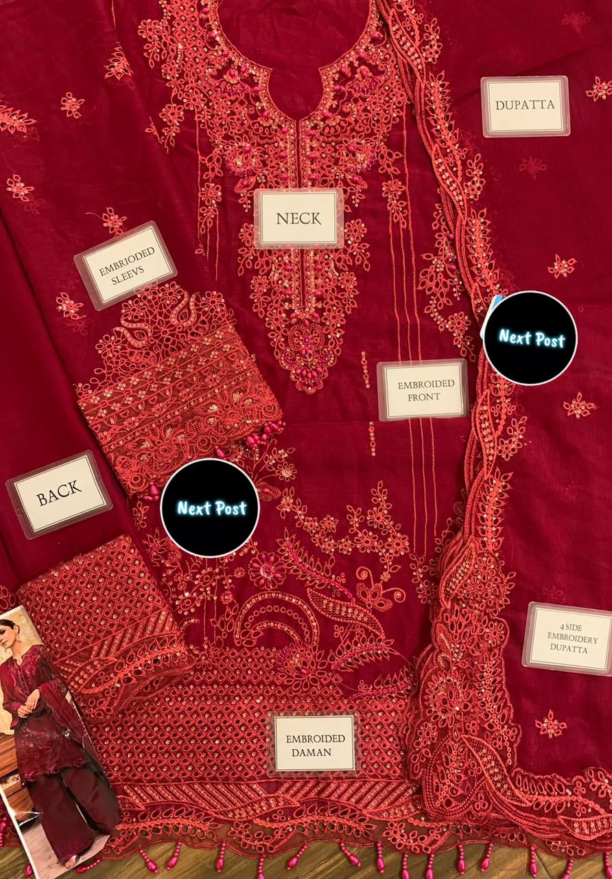 Qalamkar Luxury Chiffon Collection