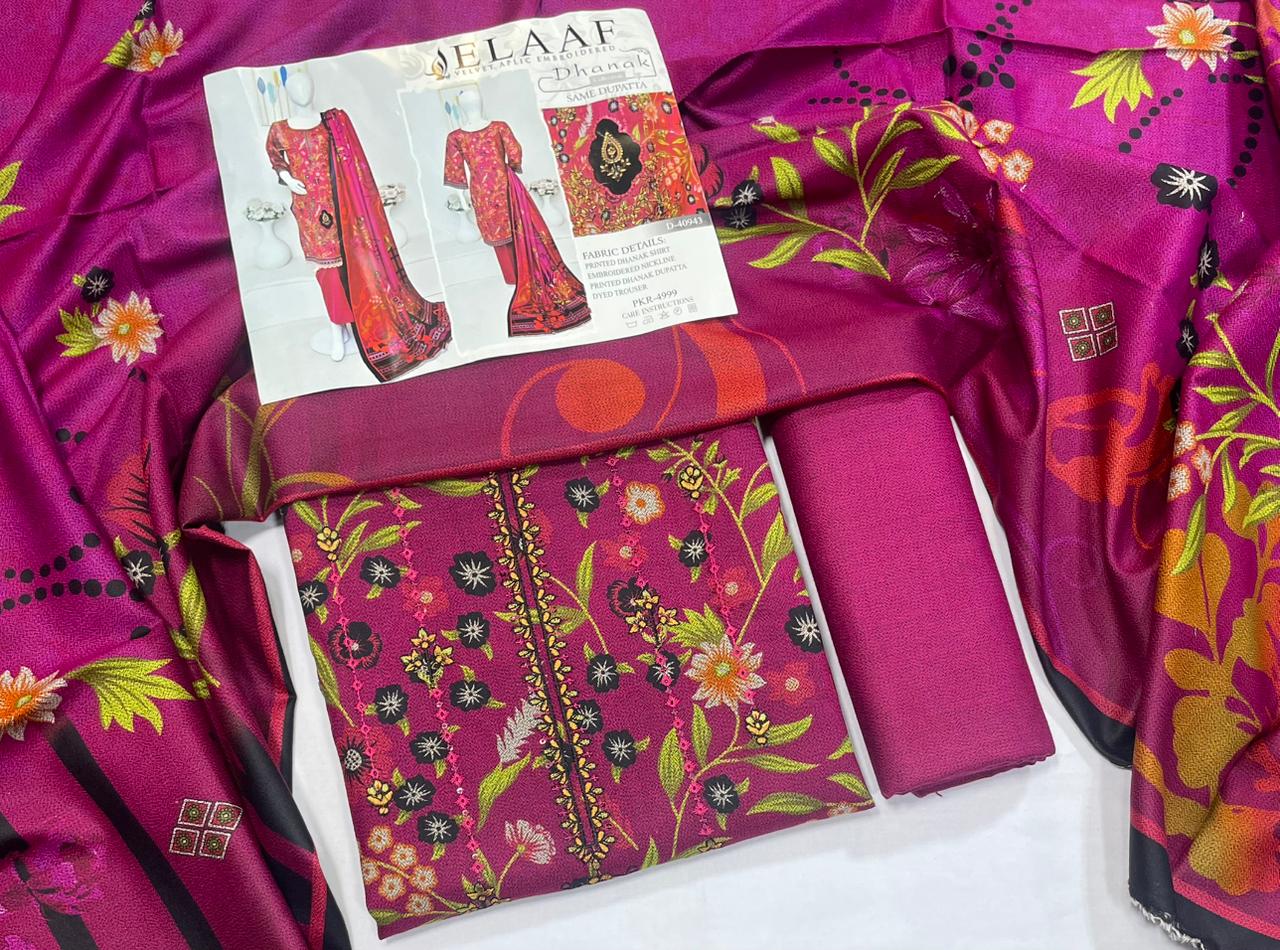 Elaf Dhanak Embroidered Collection