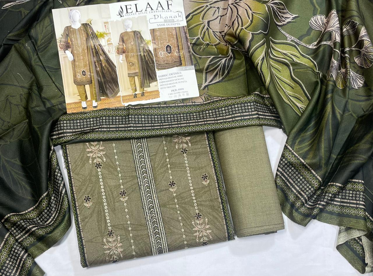 Elaf Dhanak Embroidered Collection