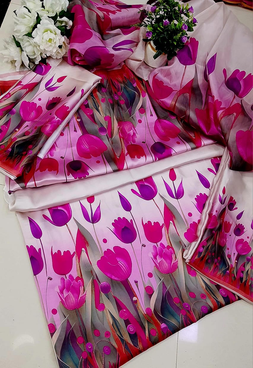 Floral Digital Printed