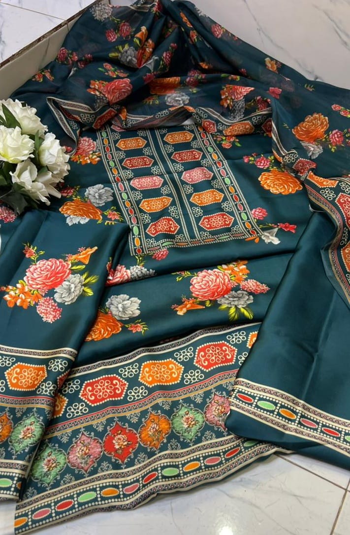 Floral Digital Printed