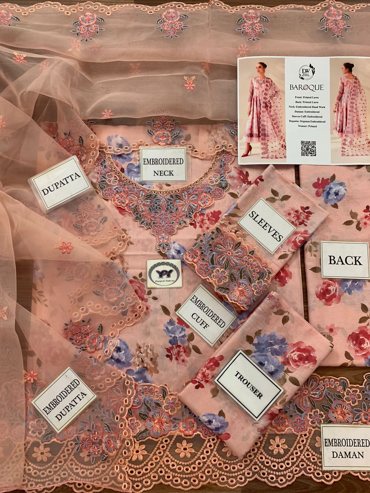 BAROQUE FANCY ORGANZA DUPATTA