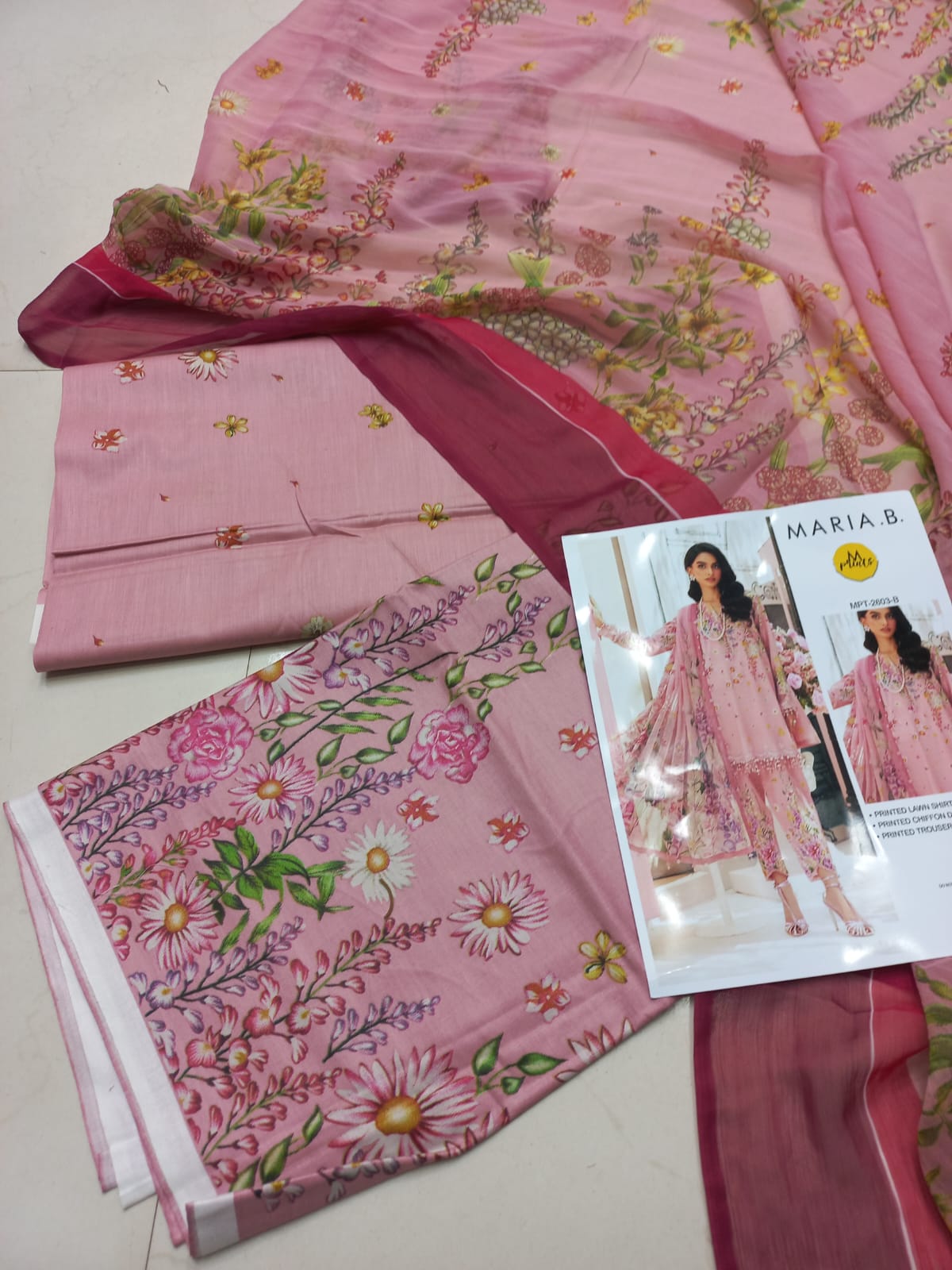 Maria-B Printed Lawn