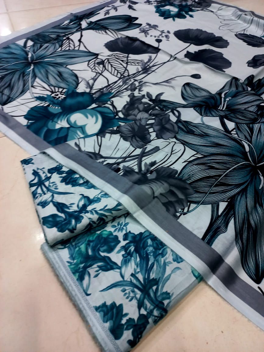 Mix Brand 3 Pcs Printed Cotton