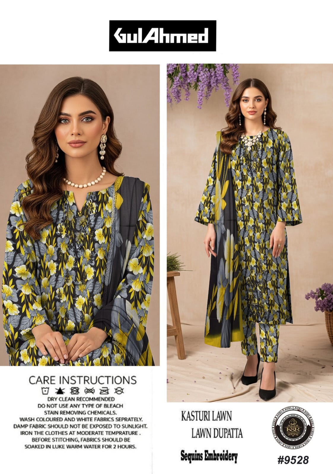 Kasturi Lawn With Lawn Dupatta