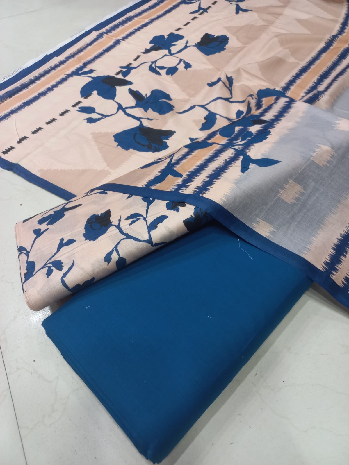 Mix Brand 3 Pcs Printed Cotton