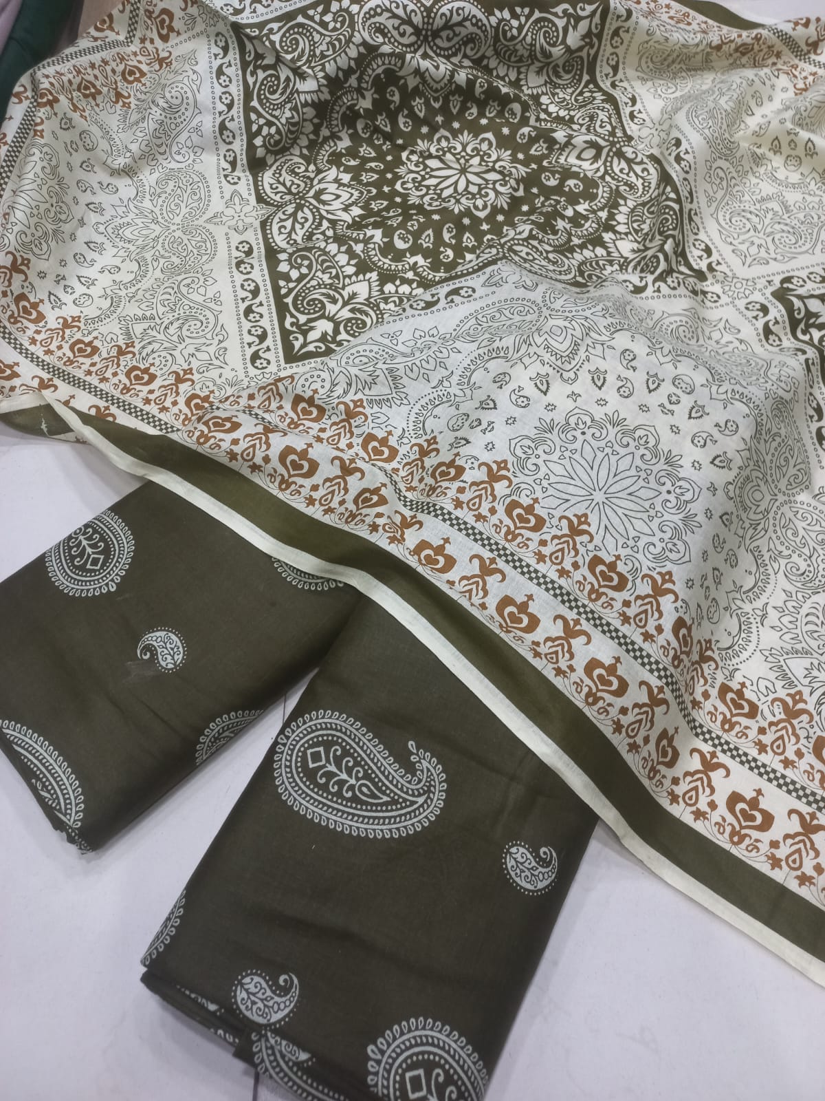 Mix Brand 3 Pcs Printed Cotton Lawn