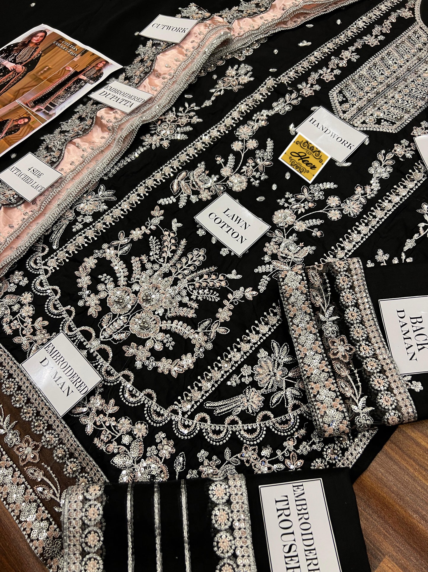 Aneela's Embroidered Cotton Wedding Collection