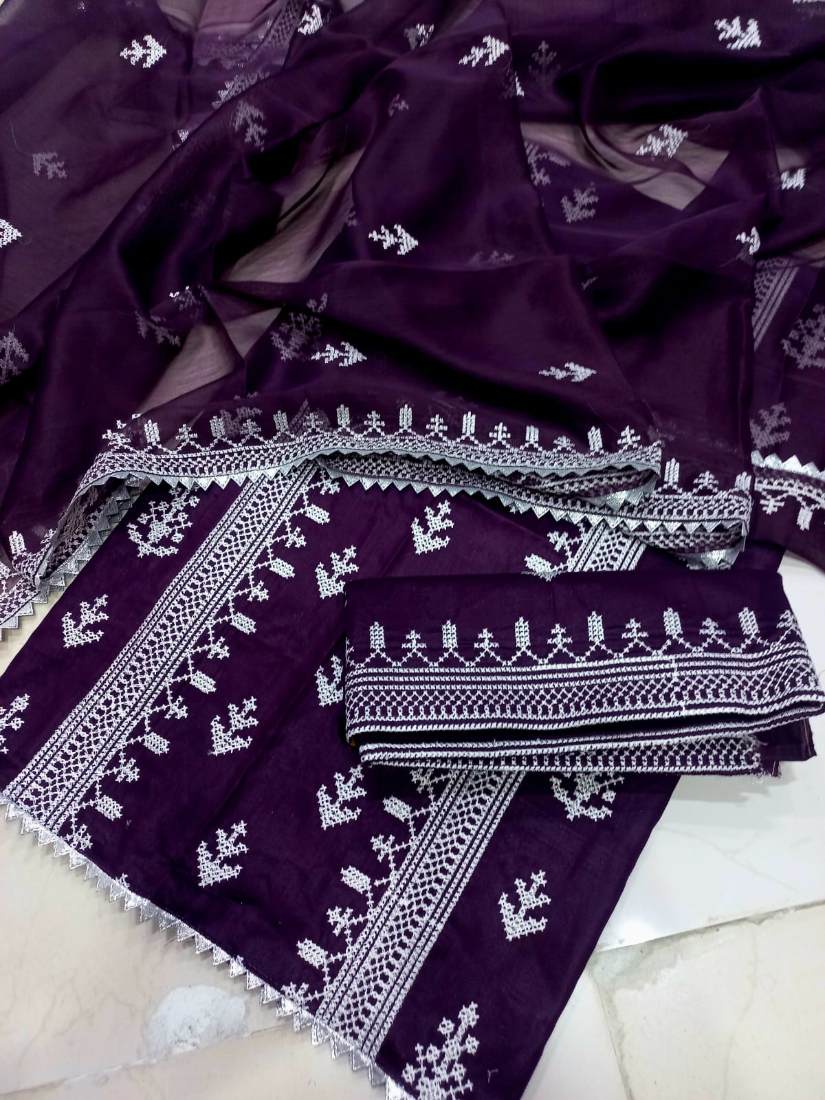 COTTON CROSS STITCH HEAVY THREAD EMBROIDERY 3 PCS SERIES