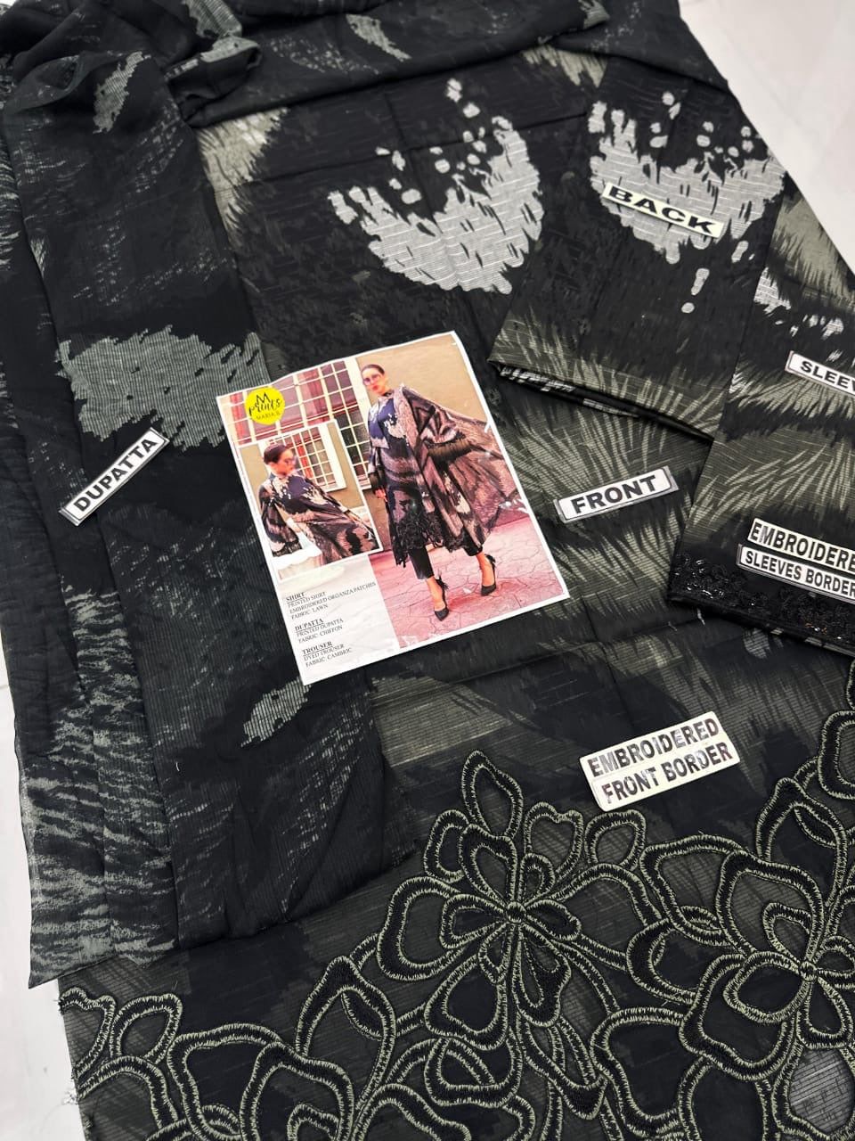 MARIA B LAWN CHIFFON