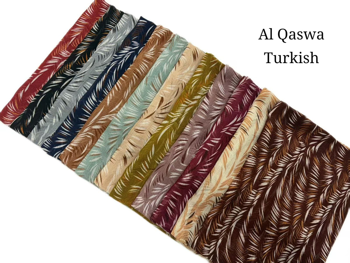 Turkish lawn scarf