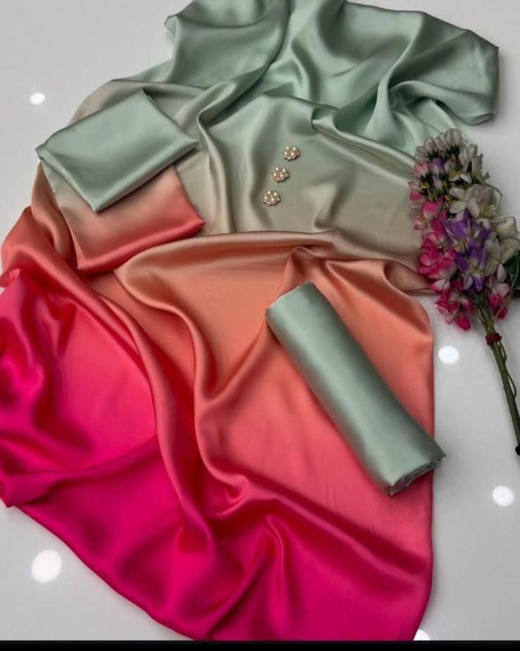 Floral Tie Dye Digital Print