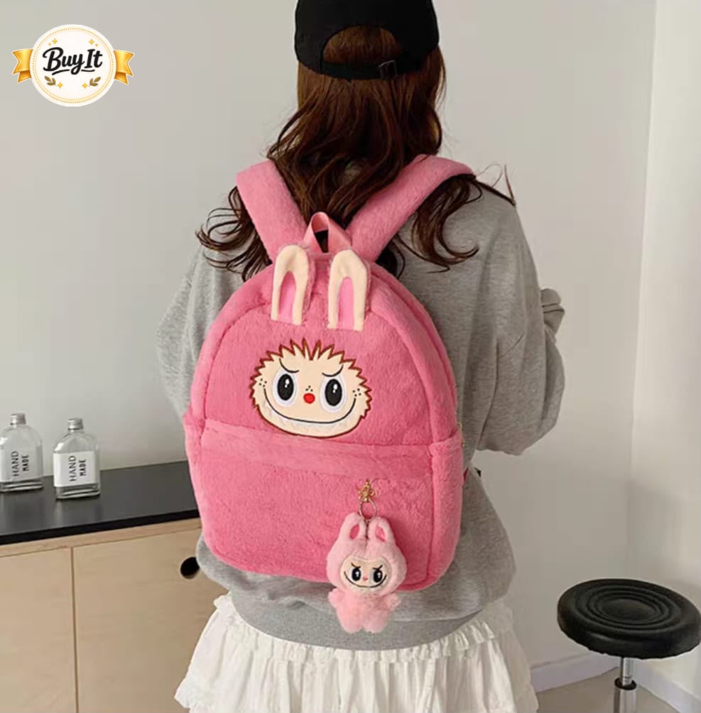 Labubu Stuff Backpack For Kids