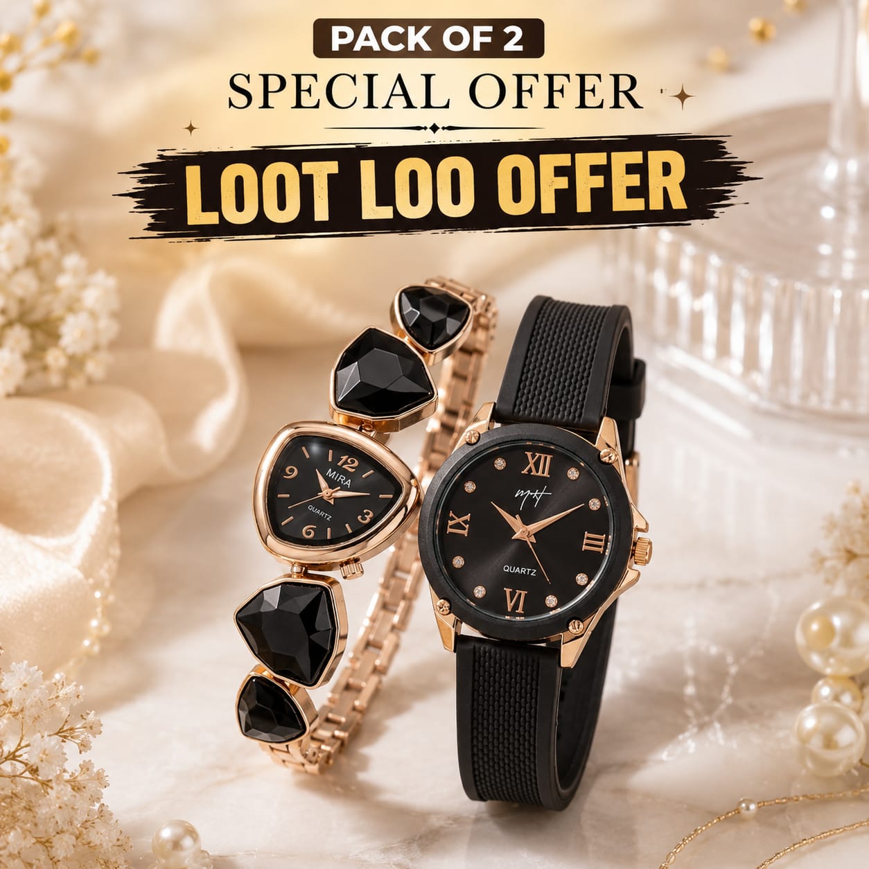 Pack Of 2 Watch