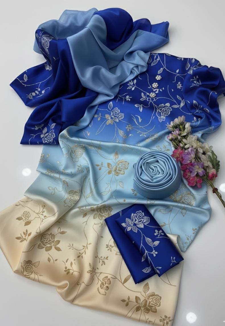 DIGITAL PRINTED SHAMOZ SILK