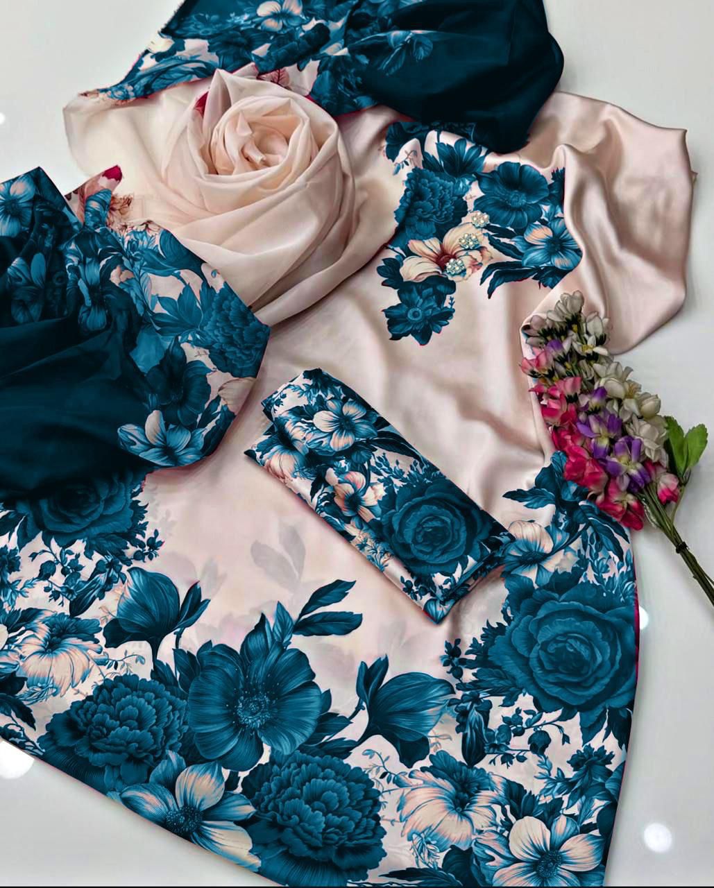 DIGITAL PRINTED SHAMOZ SILK