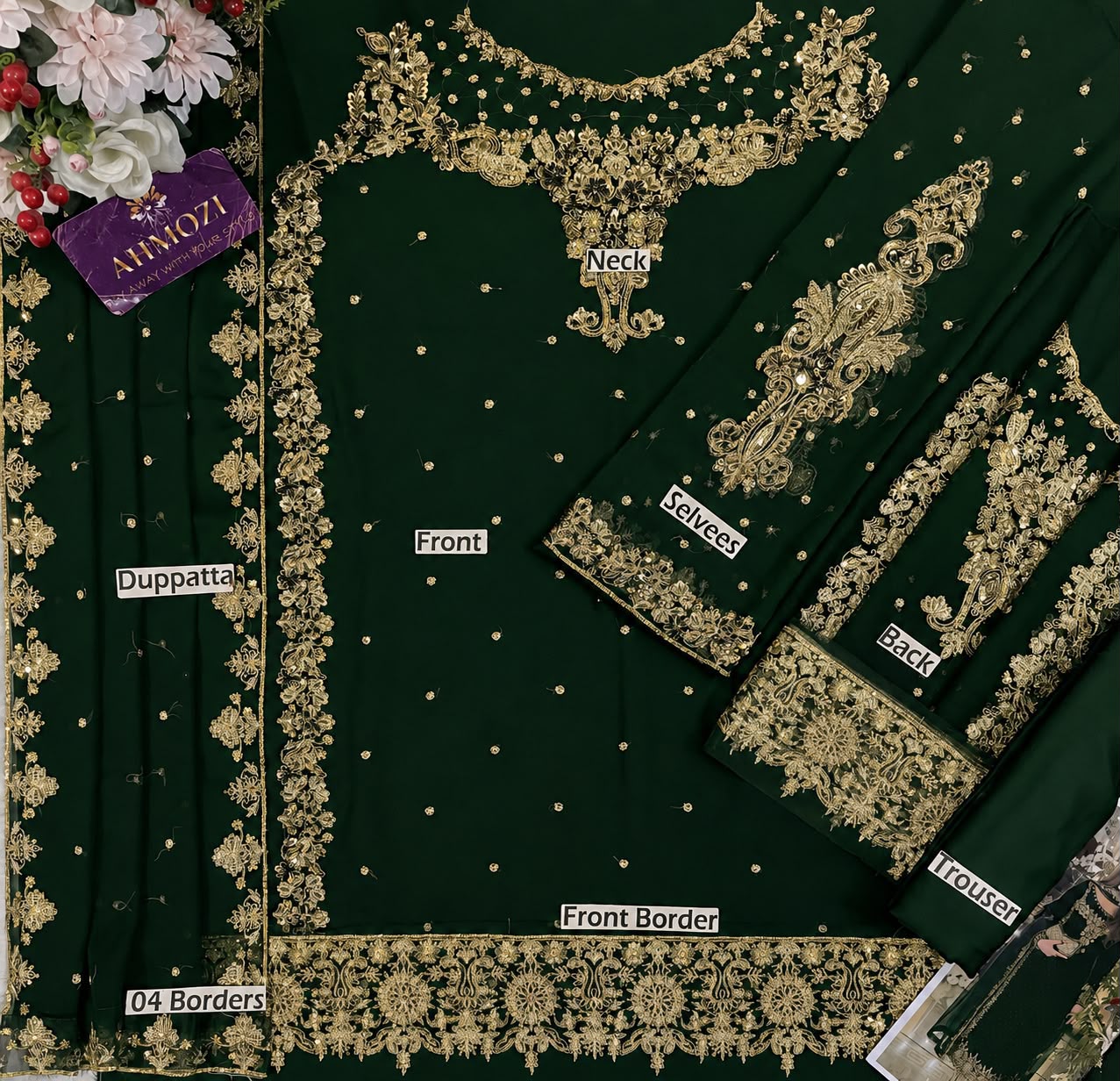 Aneela Chiffon Embroidered Collection