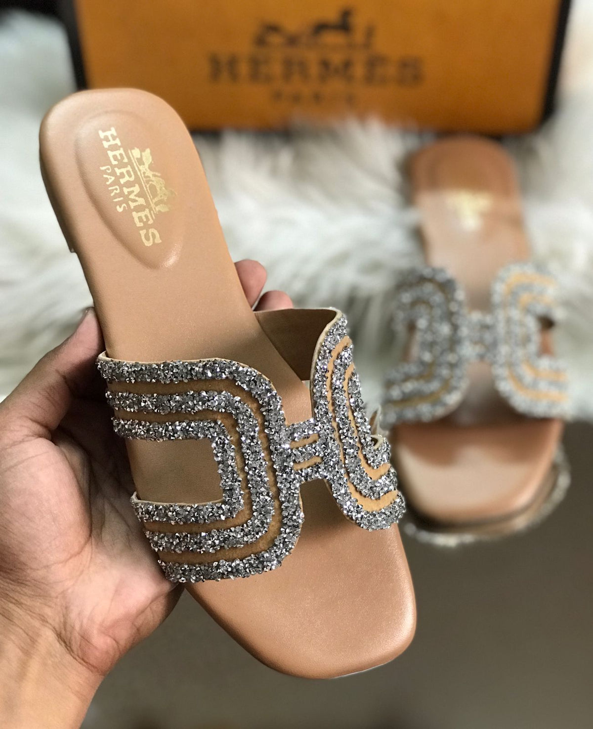 Hermes Slipper
