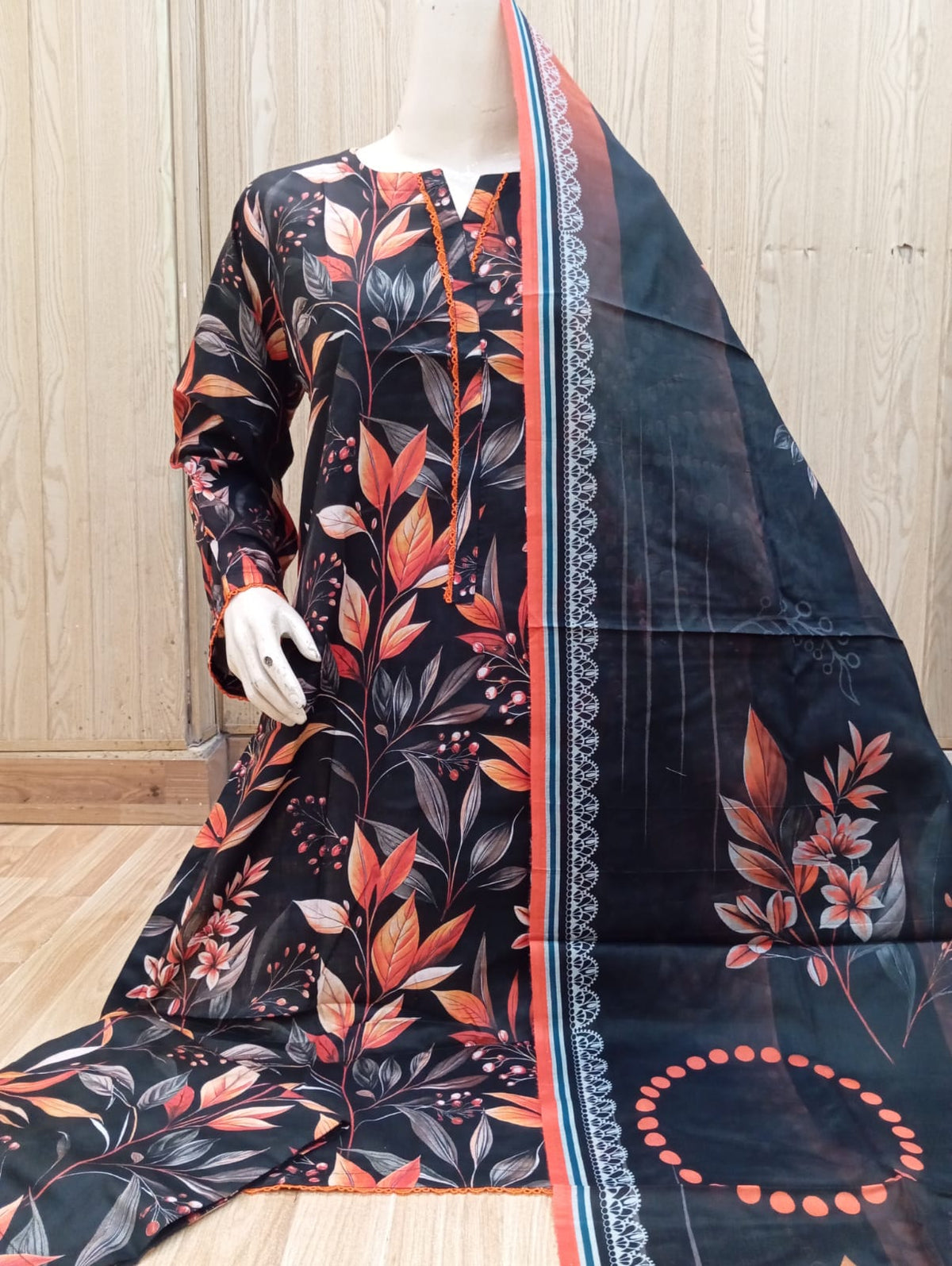 Bin Saeed 3 Pcs Suit Print