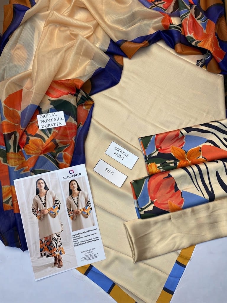 DIGITAL PRINTED SILK 3 Pcs