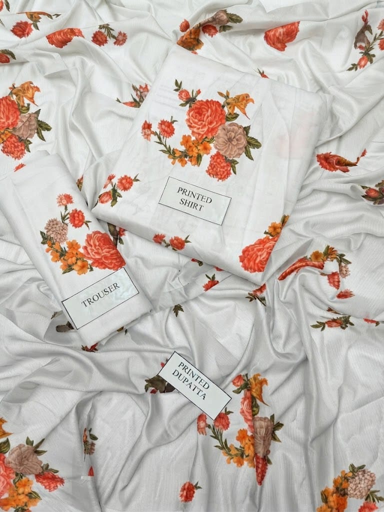 DIGITAL PRINTED SILK 3 Pcs