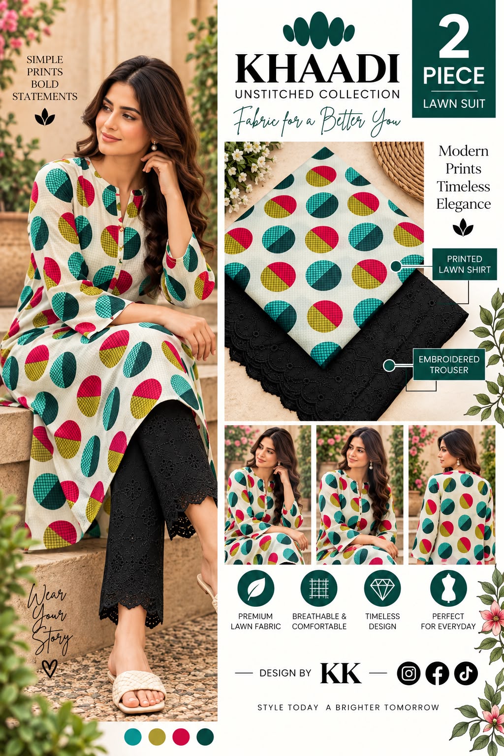 KHAADI LAWN PRINT 2026