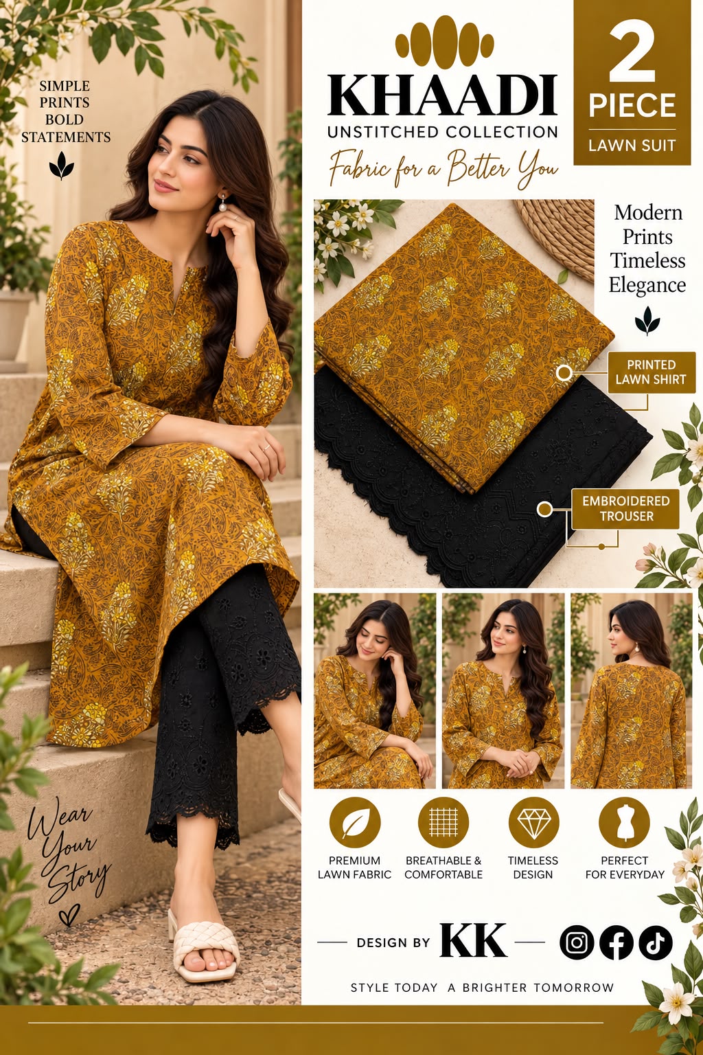 KHAADI LAWN PRINT 2026