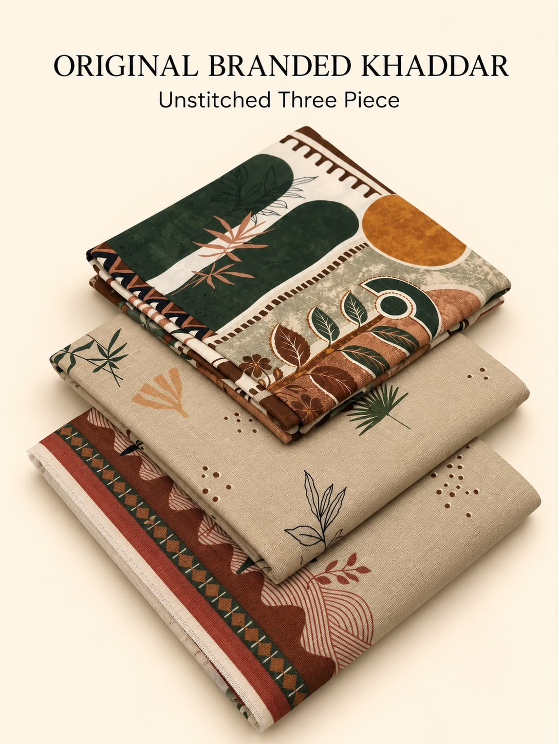 KHADDAR 3 PCS