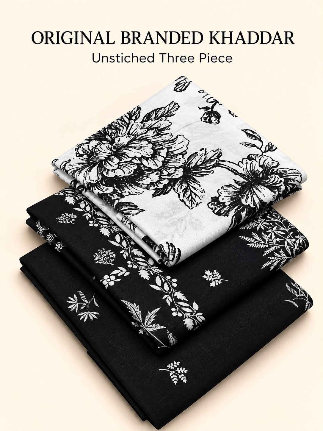 KHADDAR 3 PCS