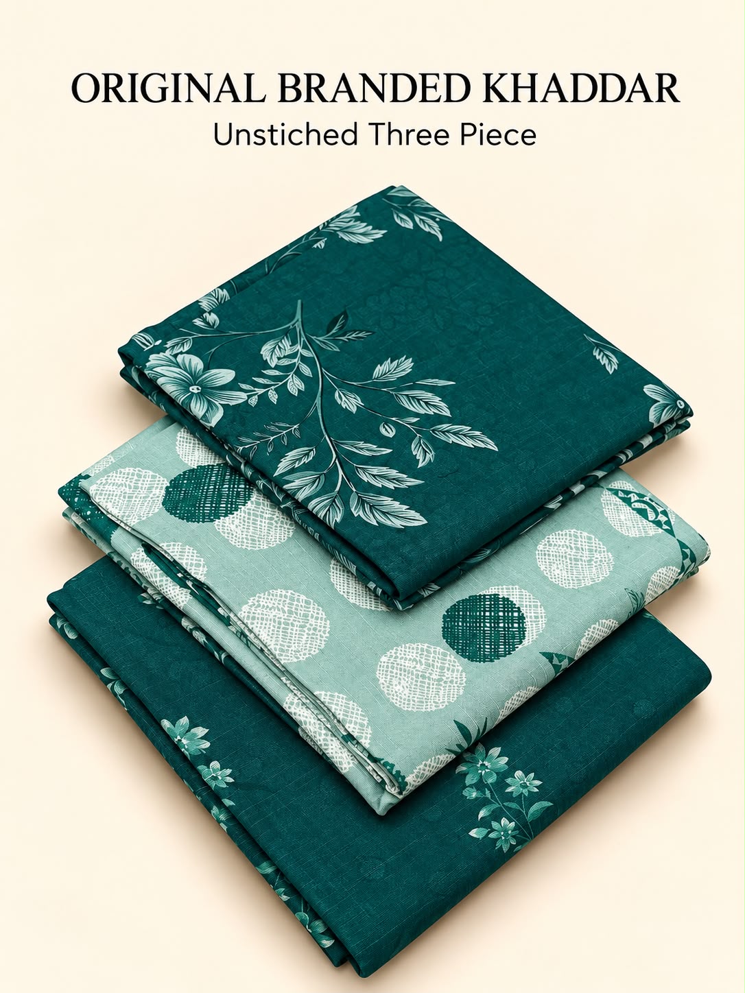 KHADDAR 3 PCS