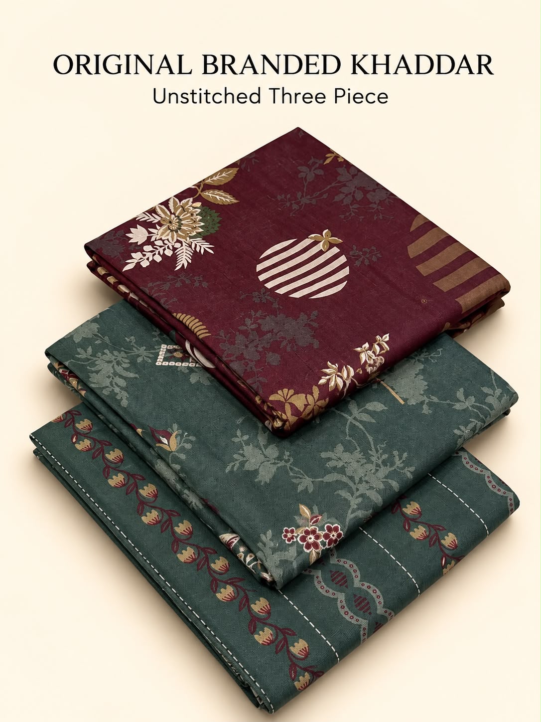 KHADDAR 3 PCS