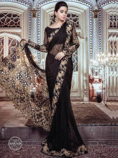 Maria-B Black Saree